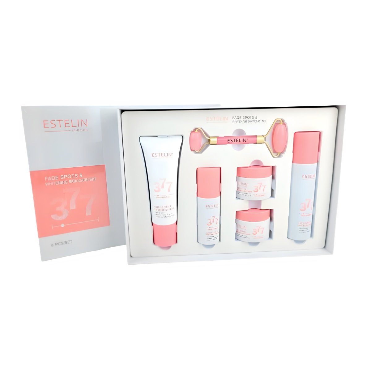 Набор с Ниацинамидом для ухода за кожей Estelin Niacinamide Fade Spots & Whitening Skin Care Set, 6 шт