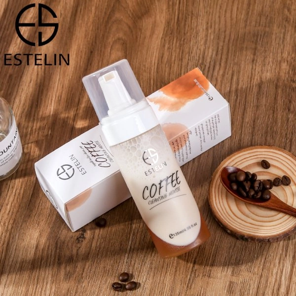 Тонизирующая пенка-мусс для лица с экстрактом кофе, Estelin Coffee Cleansing Mousse, 135 ml