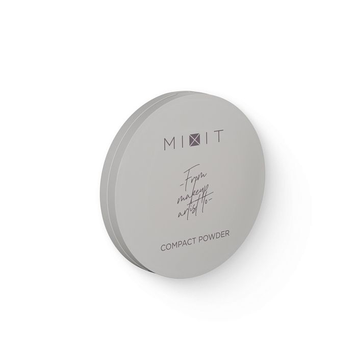 Компактная матирующая пудра для лица MIXIT Make Up Compact Powder, 01 10г