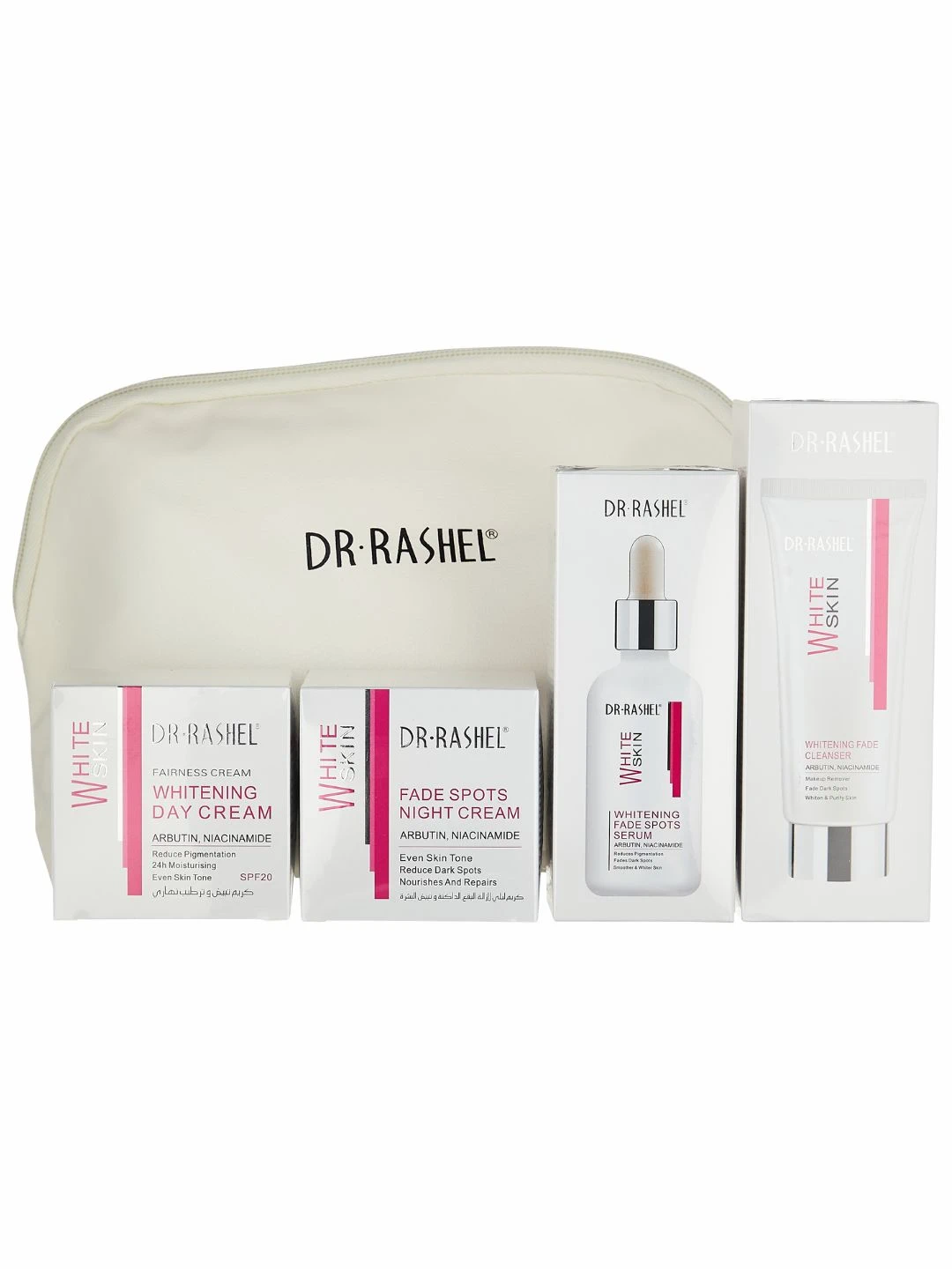 Для осветления пигментных пятен серия по уходу за кожей , Dr. Rashel Whitening Fade Spots Skin Care Series, 4 шт/комплект