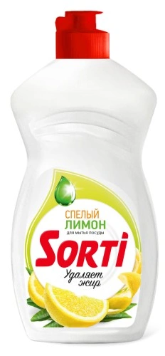 Средство для посуды ЖМС - SORTI Лимон 450г