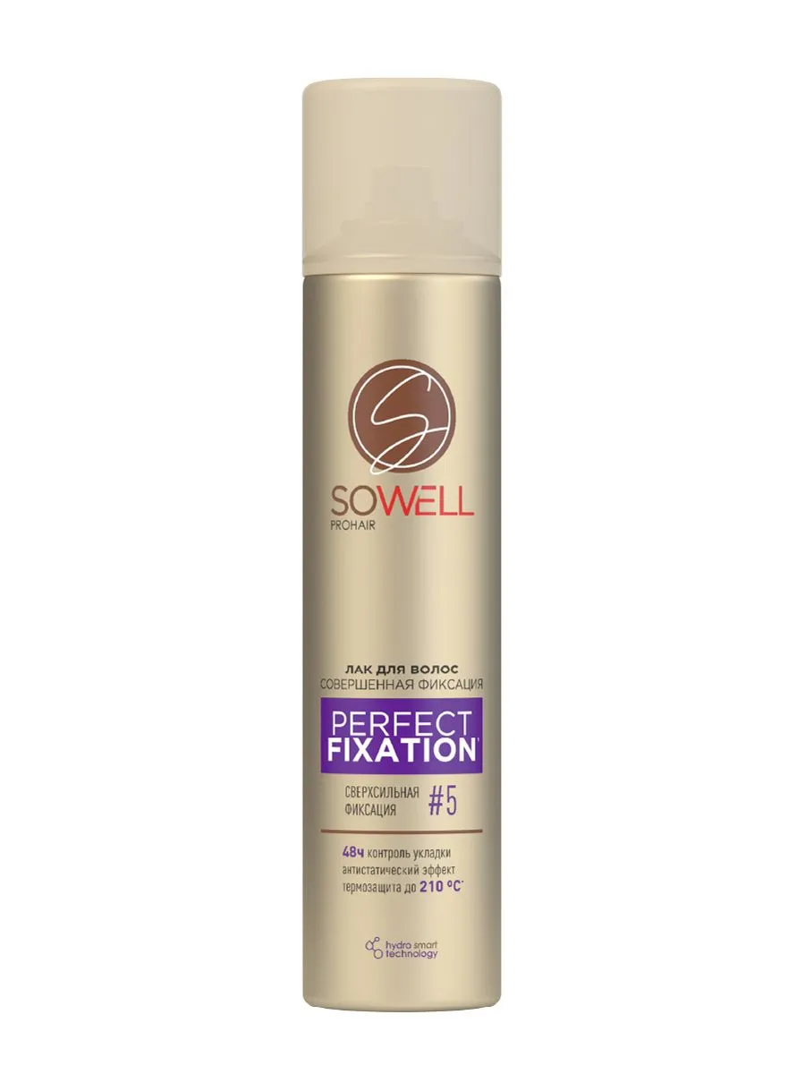 Лак для волос SoWell Perfect Fixation Совершенная фиксация сверхсильной фиксации,75 см3