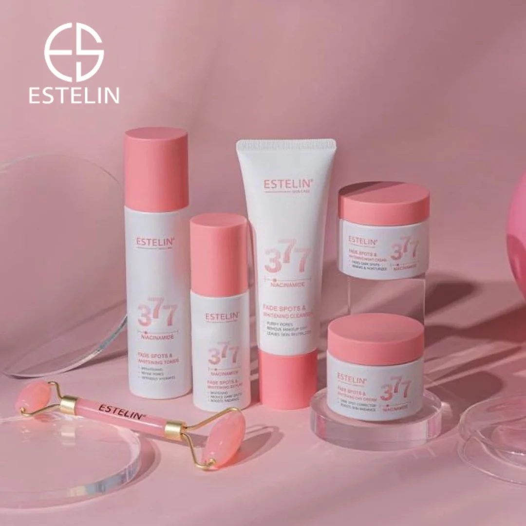 Набор с Ниацинамидом для ухода за кожей Estelin Niacinamide Fade Spots & Whitening Skin Care Set, 6 шт