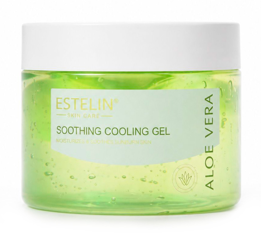 Охлаждающий гель для лица и тела Estelin Aloe Vera Soothing Cooling Gel, 300 г