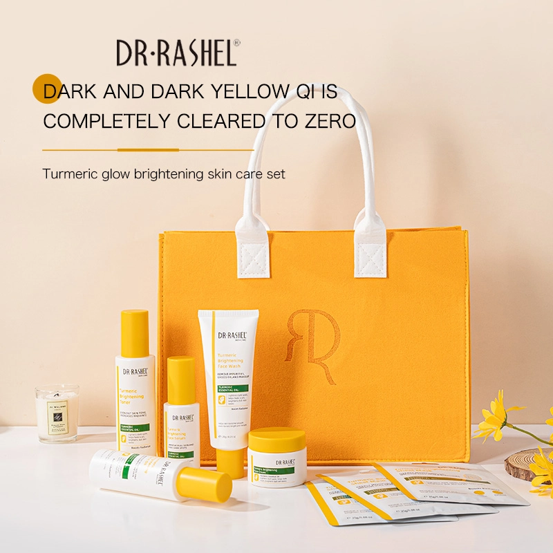 Осветляющий подарочный набор с куркумой для сияния кожи — Dr. Rashel Turmeric Glow Brightening Skin Care Set (gift bag)