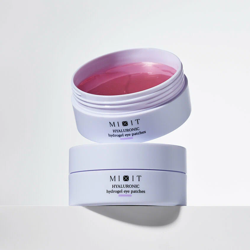 Гидрогелевые патчи с гиуалуроновой кислотой MIXIT Hyaluronic hydrogel eye patches 60шт