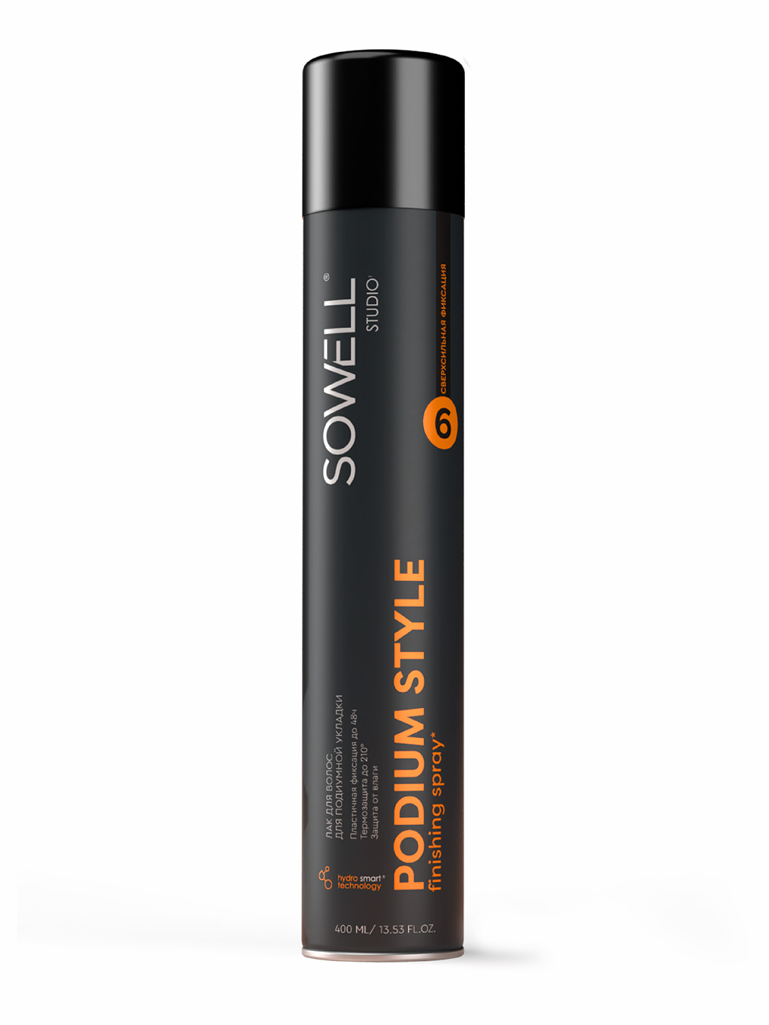 Лак для волос для подиумной укладки SOWELL PODIUM STYLE, 400 см3