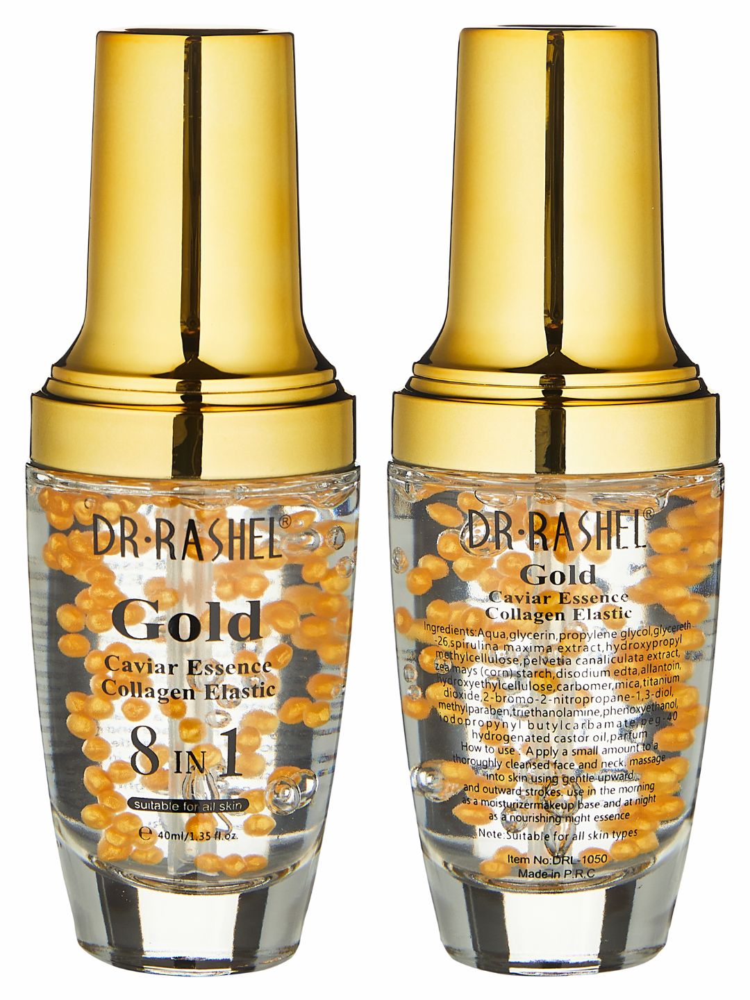 Увлажняющая сыворотка для лица с золотом, коллагеном и эластином Dr. Rashel Gold Collagen & Elastin Serum, 40 ml
