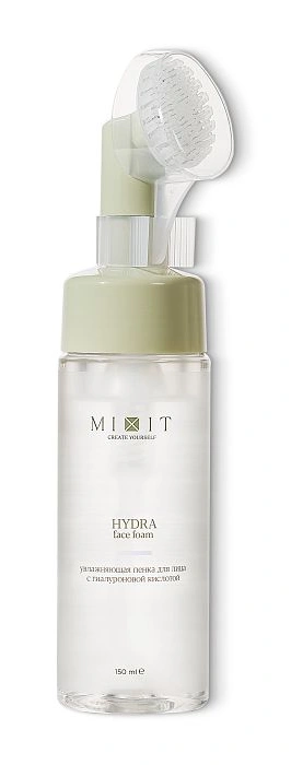 Очищающая пенка для сухой кожи MIXIT Hydra Face Foam 150мл