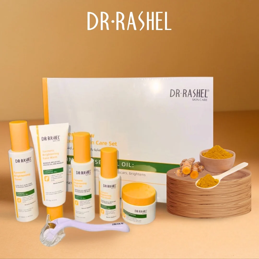 Осветляющий и сияющий набор с куркумой — Dr. Rashel Turmeric Glow Brightening Skin Care Set