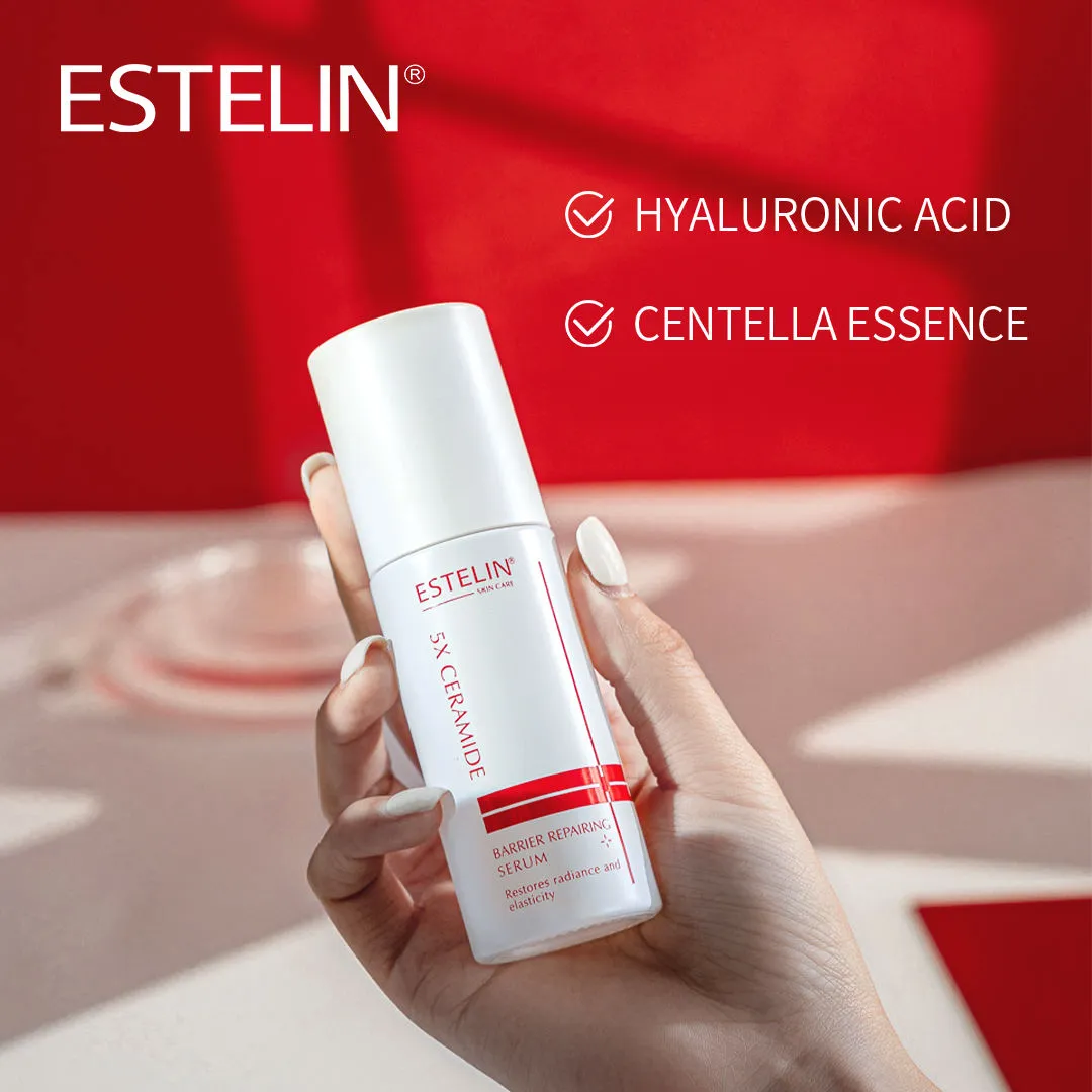 Сыворотка для лица с 5X церамидом, Estelin 5X Ceramide Barrier Repairing Serum, 50 мл