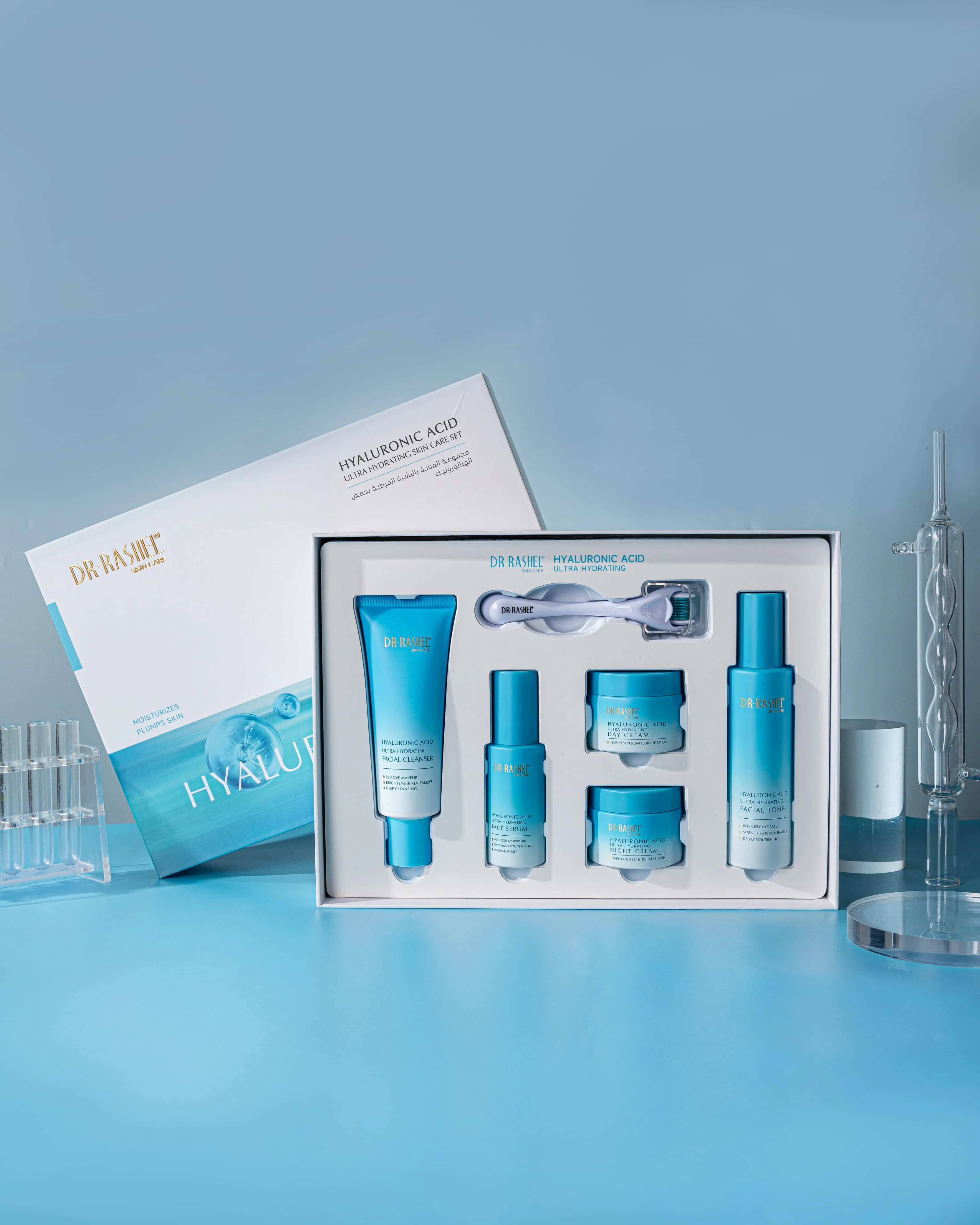 Питательный набор с гиалуроновой кислотой - Dr. Rashel Hyaluronic Acid Ultra Hydrating Skin Care Set/6pcs