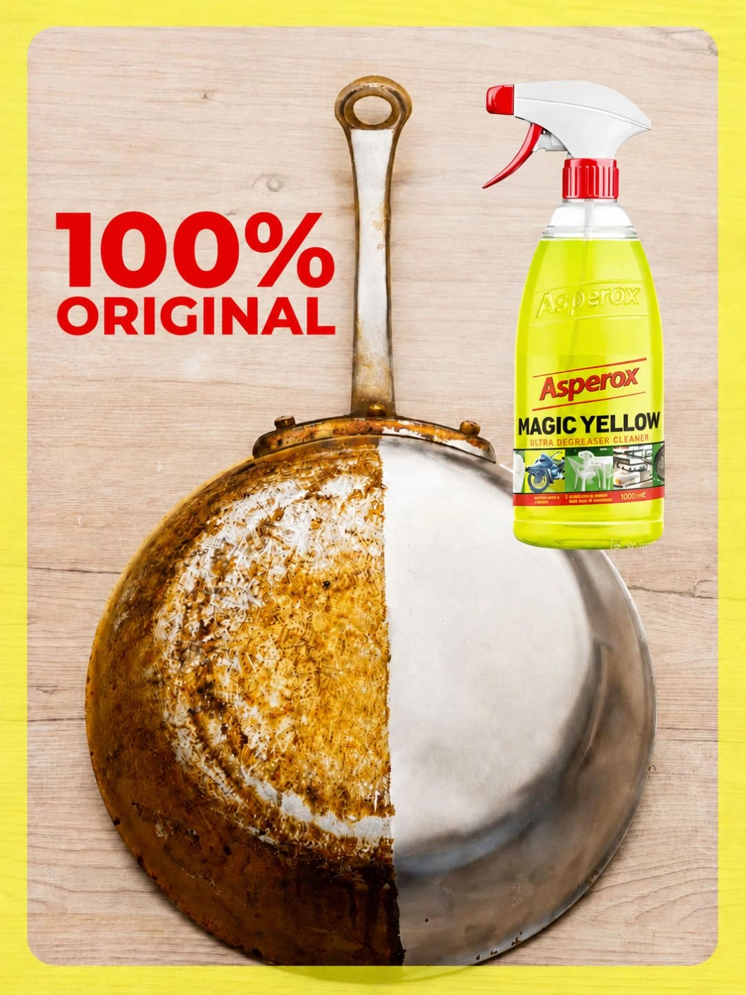 Очиститель поверхностей ASPEROX MAGIC YELLOW 1000мл