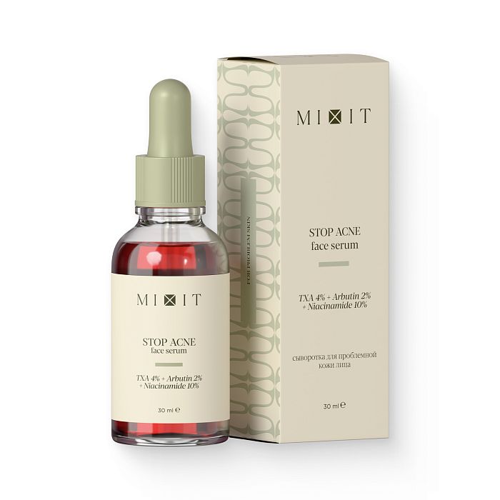 Сыворотка для проблемной кожи лица MIXIT Stop Acne Face Serum 30мл