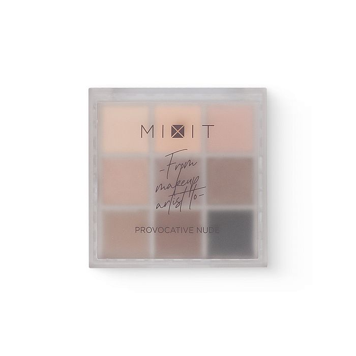 Палетка теней MIXIT Make Up Eyeshadow palette Provocative Nude 10г
