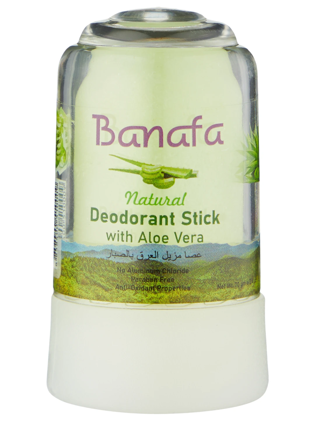Дезодорант-стик из квасцов Алоэ Alum deodorant stick Aloe 70gr