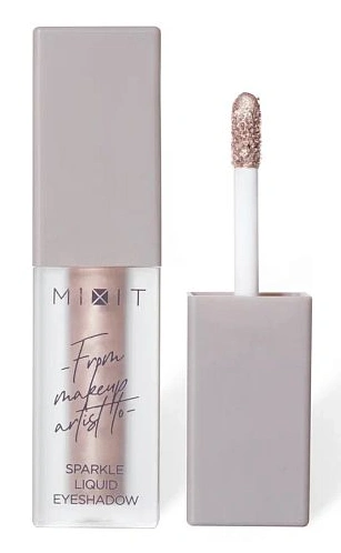 Сияющие жидкие тени для век MIXIT Make Up Sparkle Liquid Eyeshadow, 02 (3,8г)