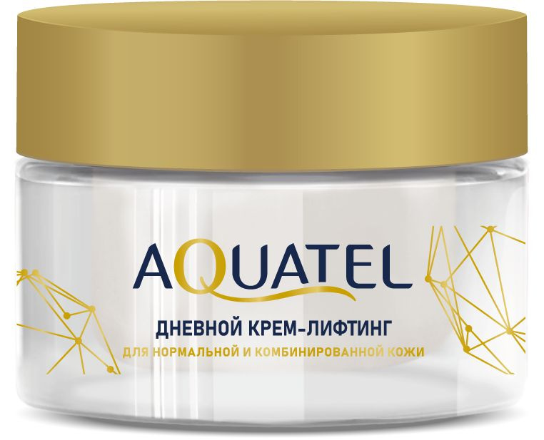Дневной крем-лифтинг для лица «AQUATEL» для нормальной и комбинированной кожи, банка 50 мл арт.№ 2757