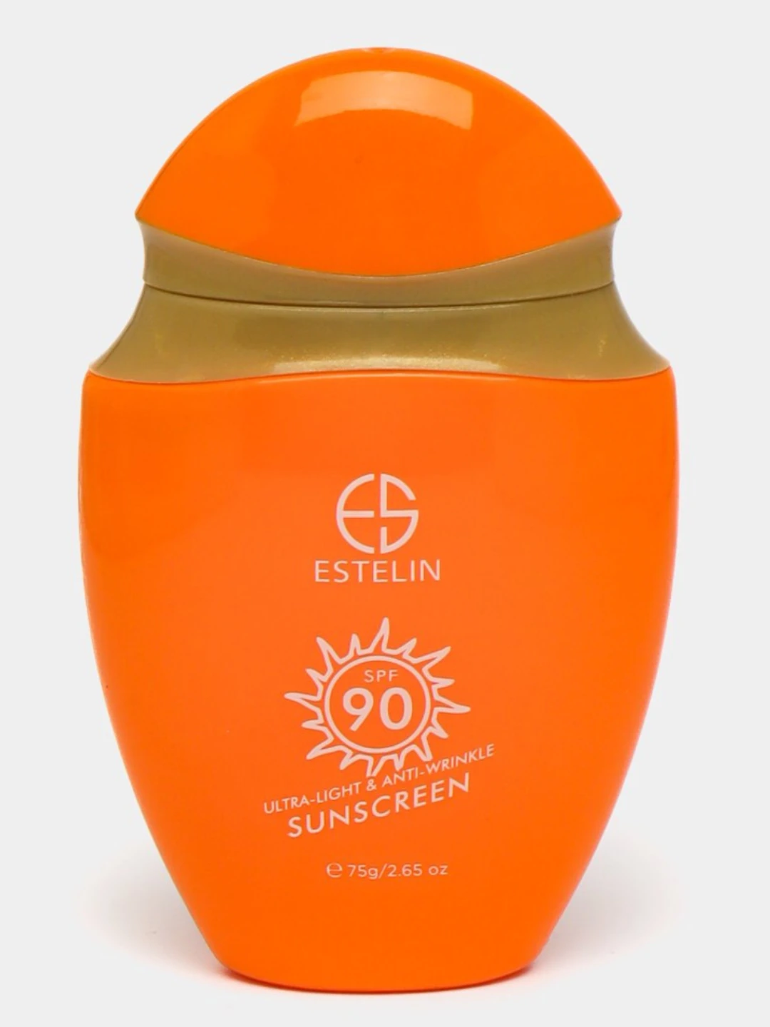 Антивозрастной солнцезащитный крем Estelin Ultra-Light & Anti-Wrinkle Sunscreen SPF90 PA+++, 75 g