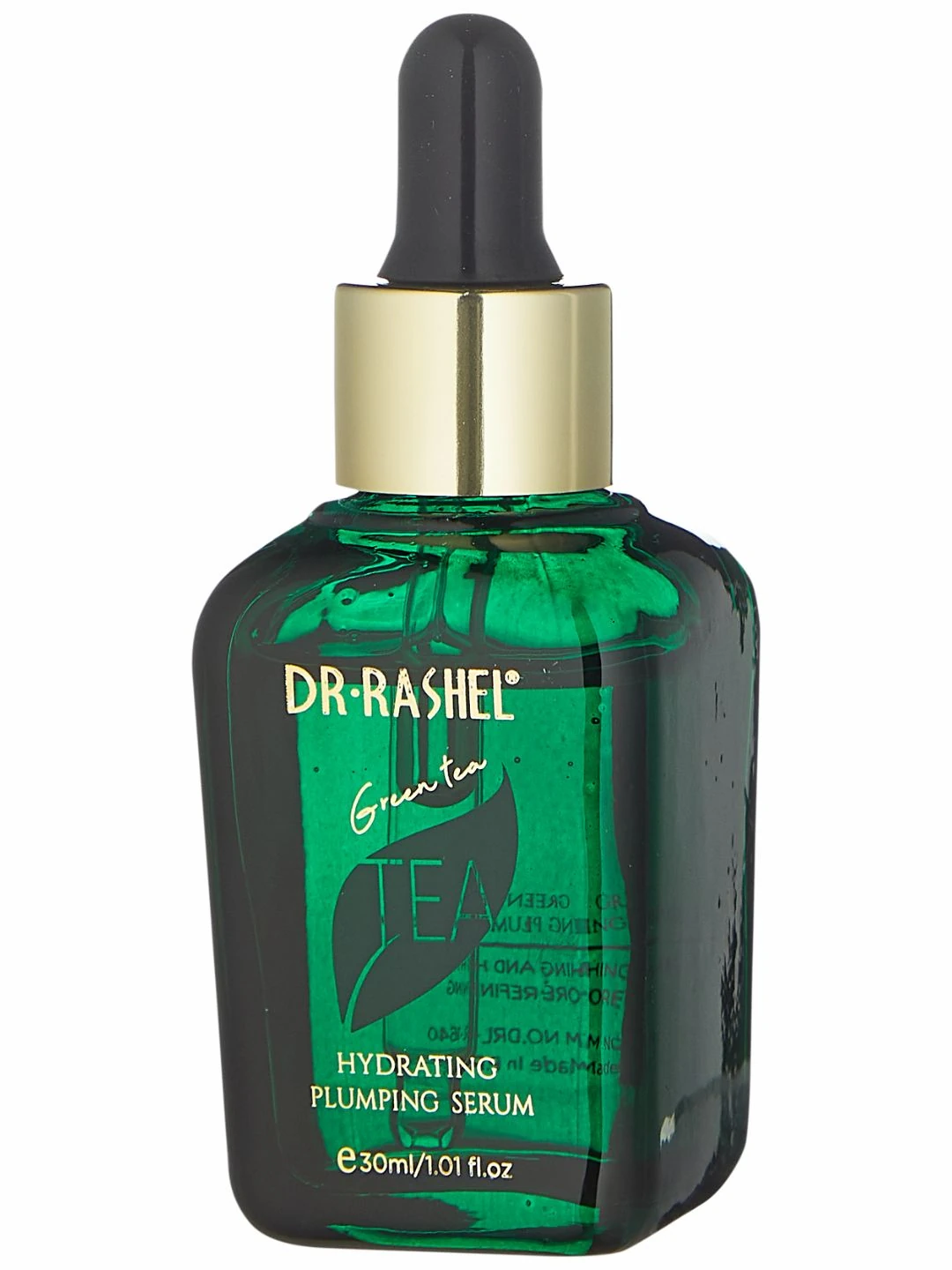 Увлажняющая и наполняющая сыворотка для лица с зелёным чаем Dr. Rashel Green Tea Hydrating & Plumping Face Serum, 30 ml