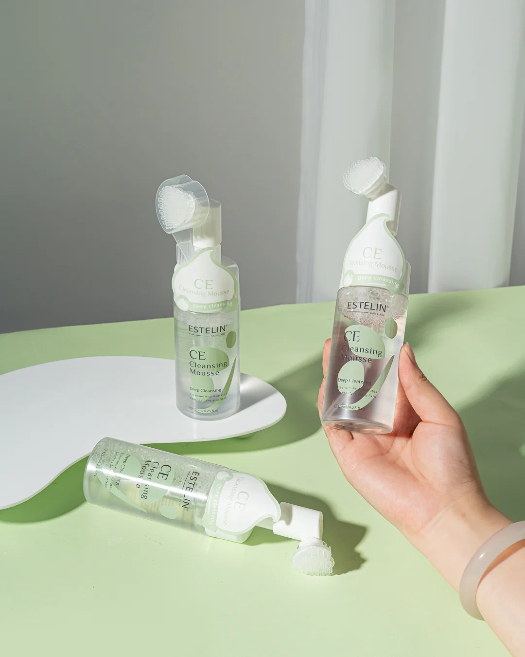 Пенка-мусс для лица с церамидами Estelin Ceramide & Ceramide Repairing Cleansing Mousse, 125 мл