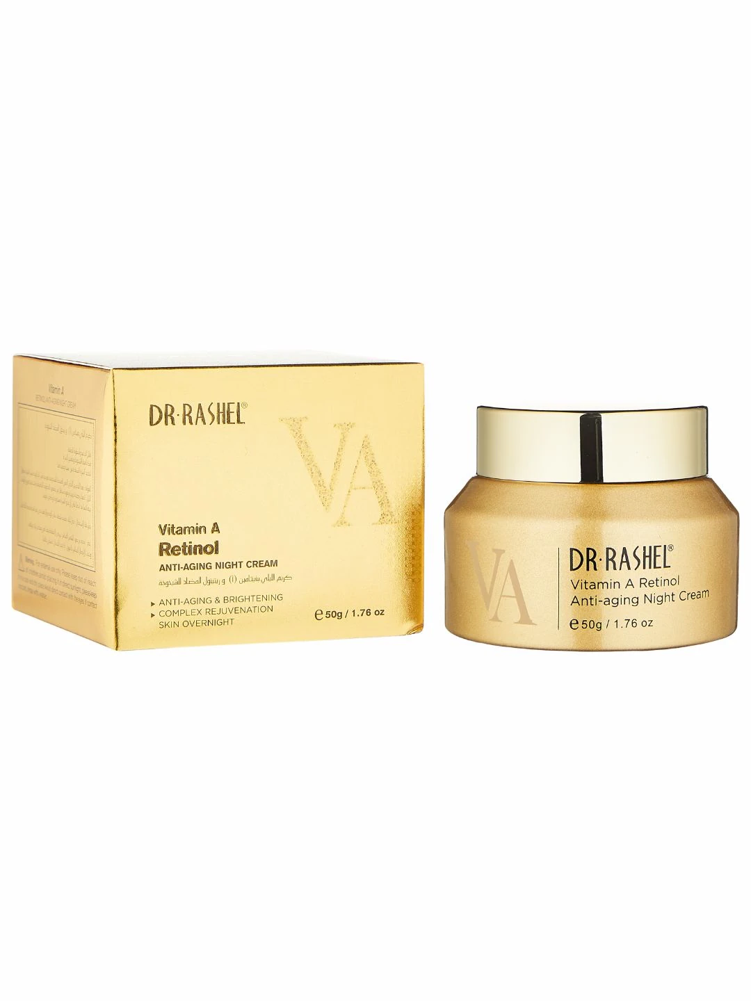 Антивозрастной ночной крем для лица с ретинолом, Dr. Rashel Vitamin A Retinol Anti-Aging Night Cream, 50 мл 