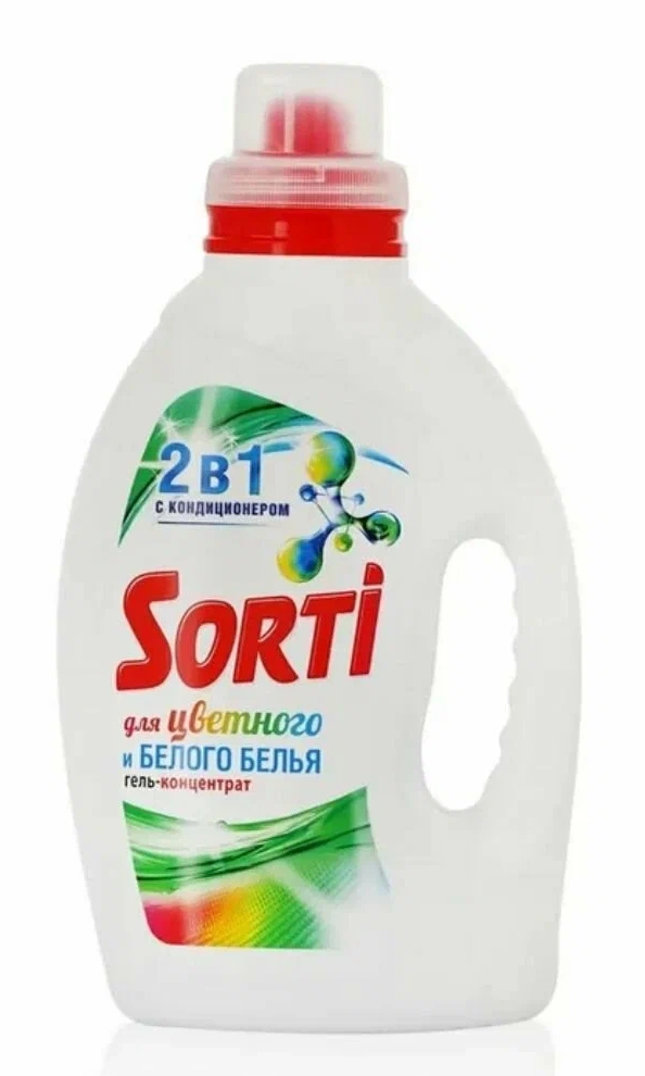 Гель для стирки Sorti Для белого и цветного белья 1300гр