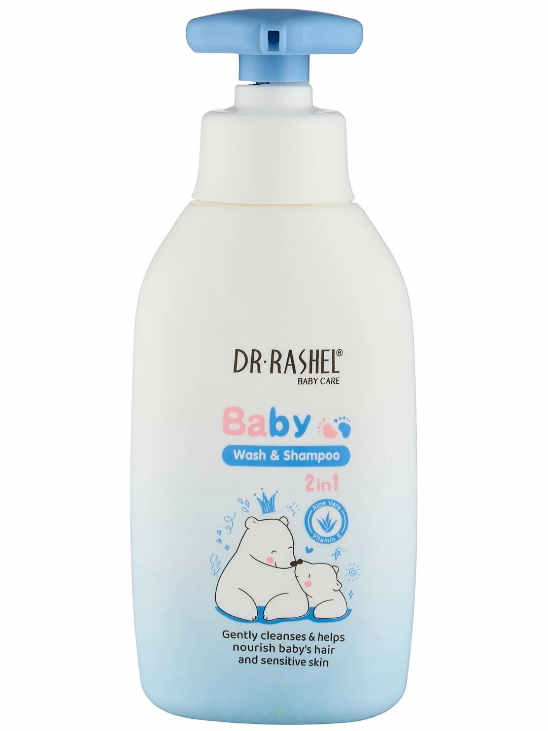 Детский 2 в 1 гель и шампунь Dr. Rashel Baby 2 in 1 Wash & Shampoo, 300 мл
