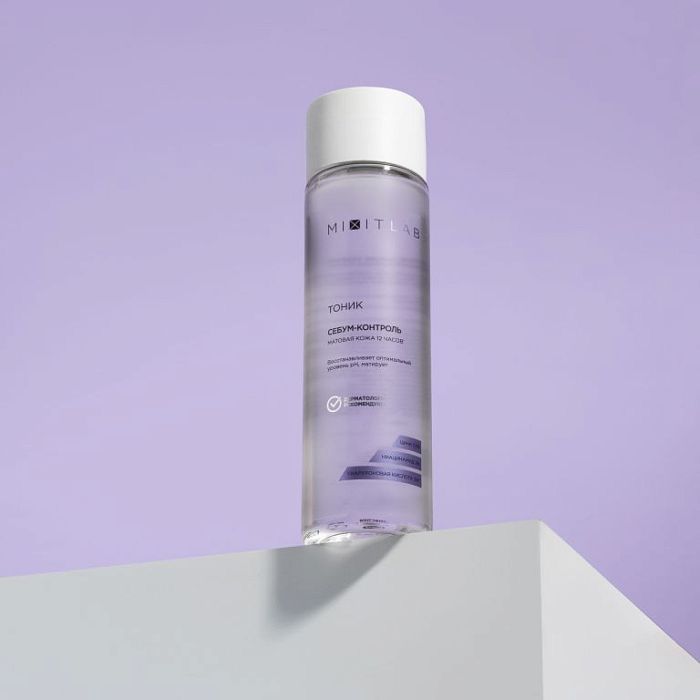 Тоник с ниацинамидом и цинком для жирной кожи MIXIT LAB Hyaluron Matte Skin tonic 250мл