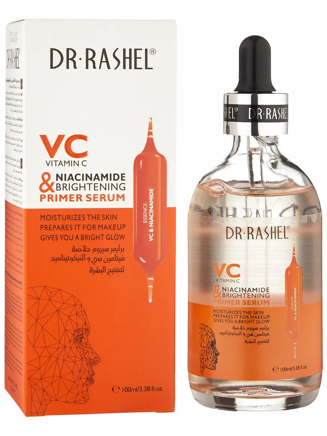 Праймер-сыворотка для лица Dr. Rashel VC & Niacinamide Brightening Primer Serum, 100 ml