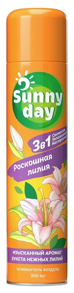 Освежитель воздуха Sunny Day Роскошная лилия 300мл