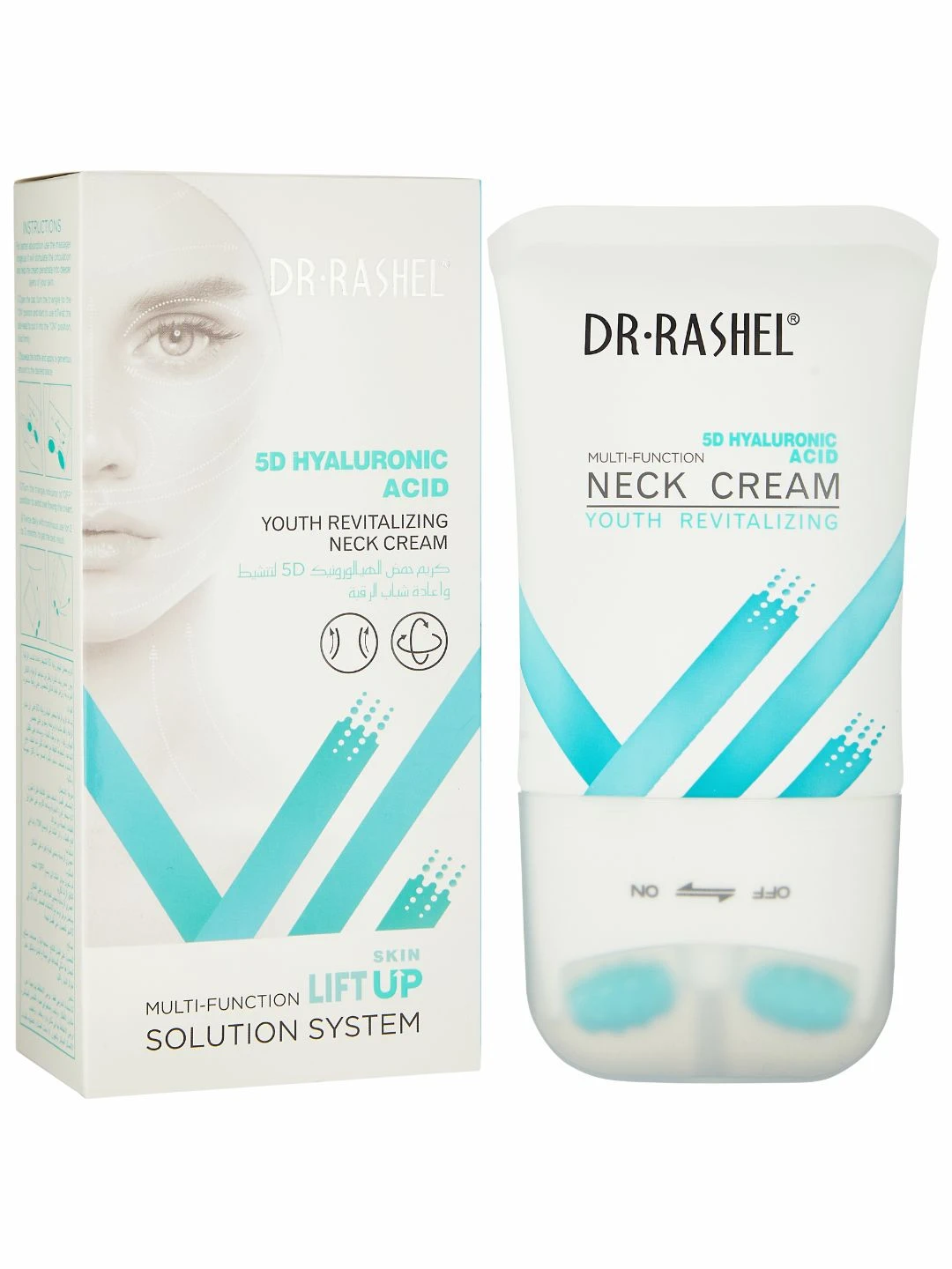 Крем против морщин и лифтинга для шеи, Dr. Rashel 5D Hyaluronic Acid Youth Revitalizing Neck Cream, 120 ml