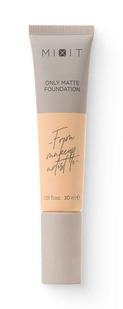 Тональная основа с эффектом матового покрытия MIXIT Make Up Foundation Only Matte, 01 30мл