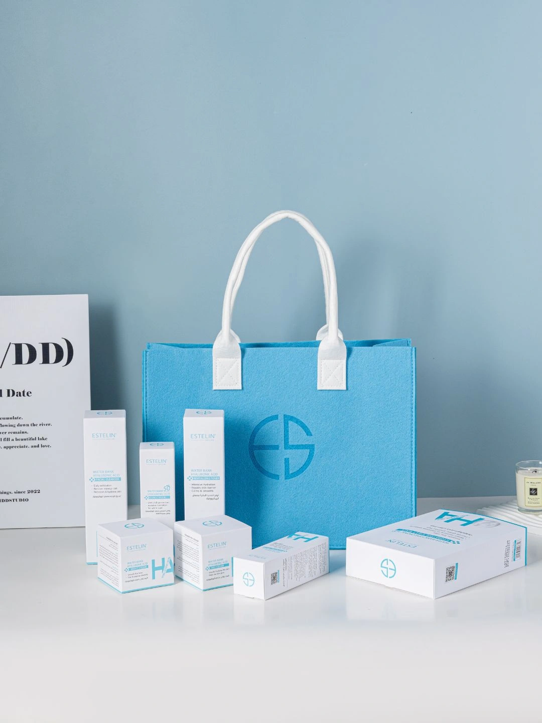 Набор для глубокого увлажнения Estelin Water Bank Hyaluronic Acid Skin Care Set, 7 шт