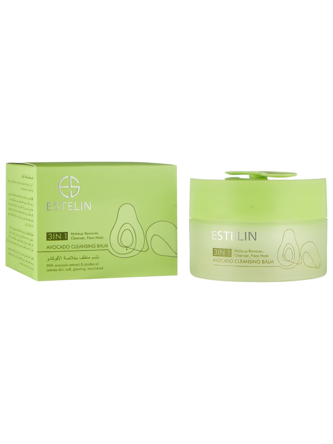 Очищающий питательный бальзам с экстрактом авокадо, Estelin Avocado Cleansing Balm, 80 г