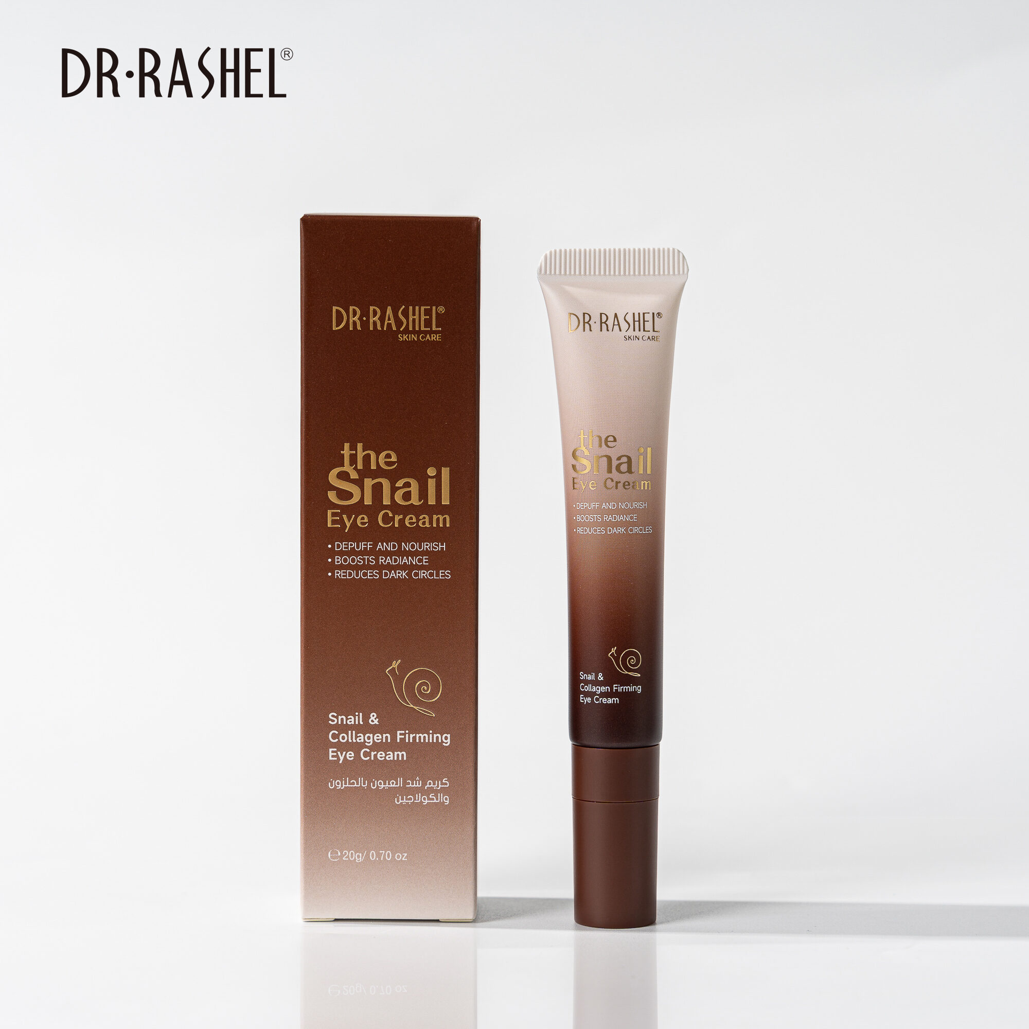 Питательный и укрепляющий крем для кожи вокруг глаз Dr. Rashel Snail & Collagen Firming Eye Cream, 20 г