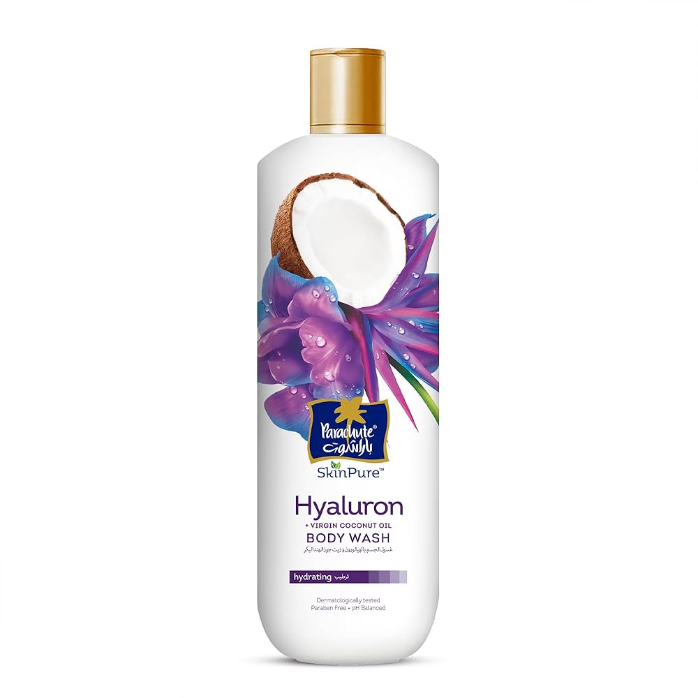 Гель для душа PARA SKINPURE HYALURON & VIRGIN COCONUT OIL BODY WASH 400ML