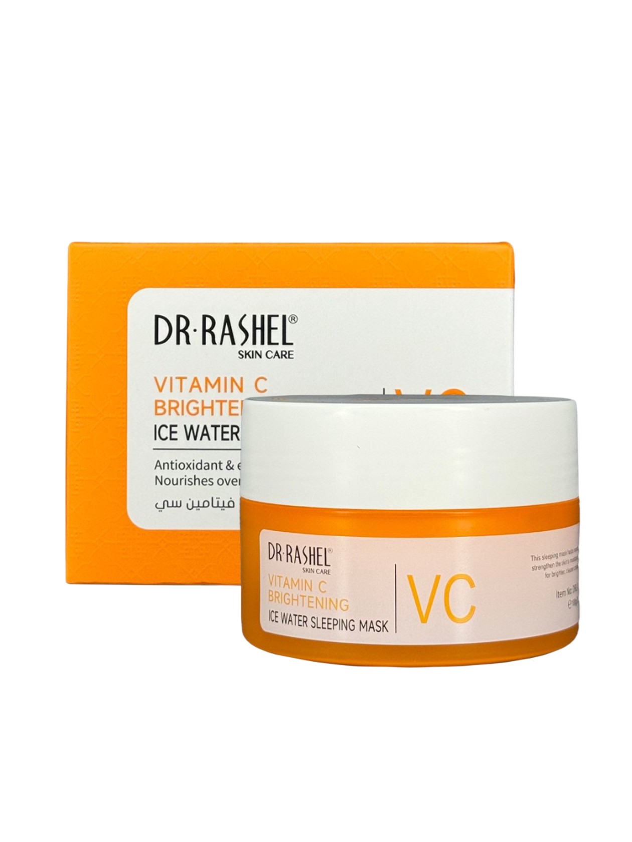 Осветляющая ночная маска для лица с витамином C, Dr. Rashel Vitamin C Brightening Ice Water Sleeping Mask, 100 g