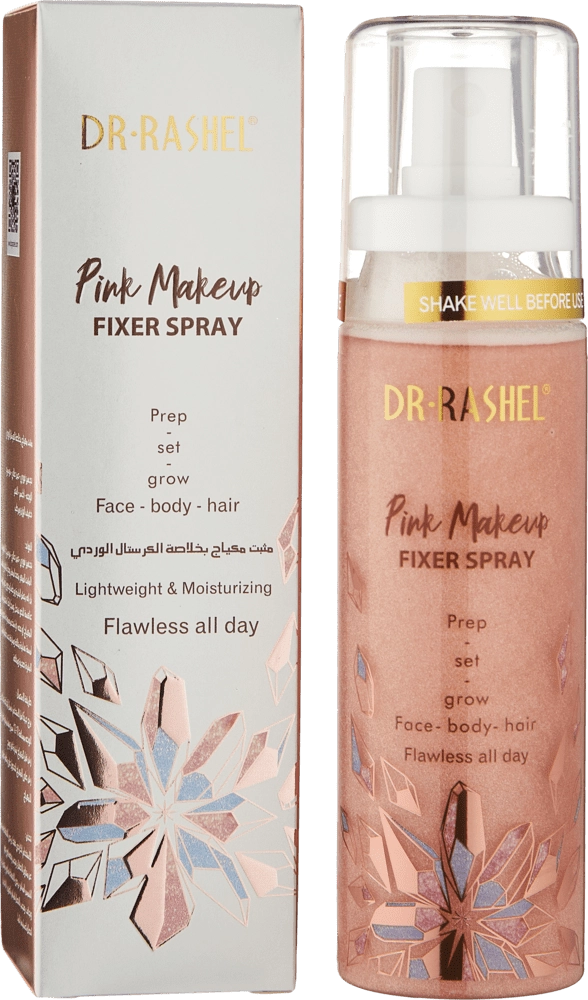 Освежающий и фиксирующий спрей для макияжа Dr. Rashel Pink Makeup Fixer Spray, 100 мл