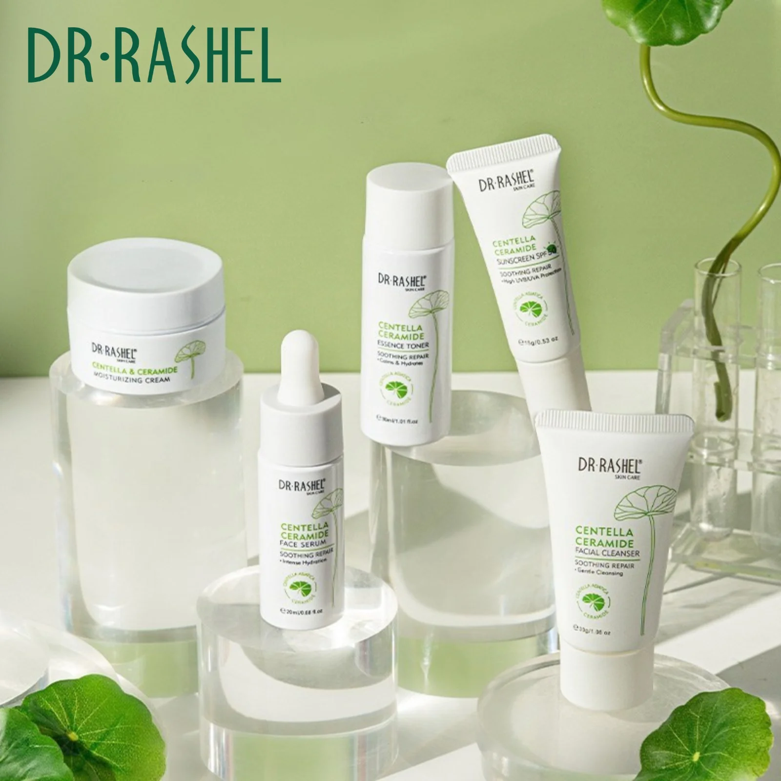 Восстанавливающий набор с центеллой и церамидами — Dr. Rashel Centella & Ceramide Soothing Repair Skin Care Set
