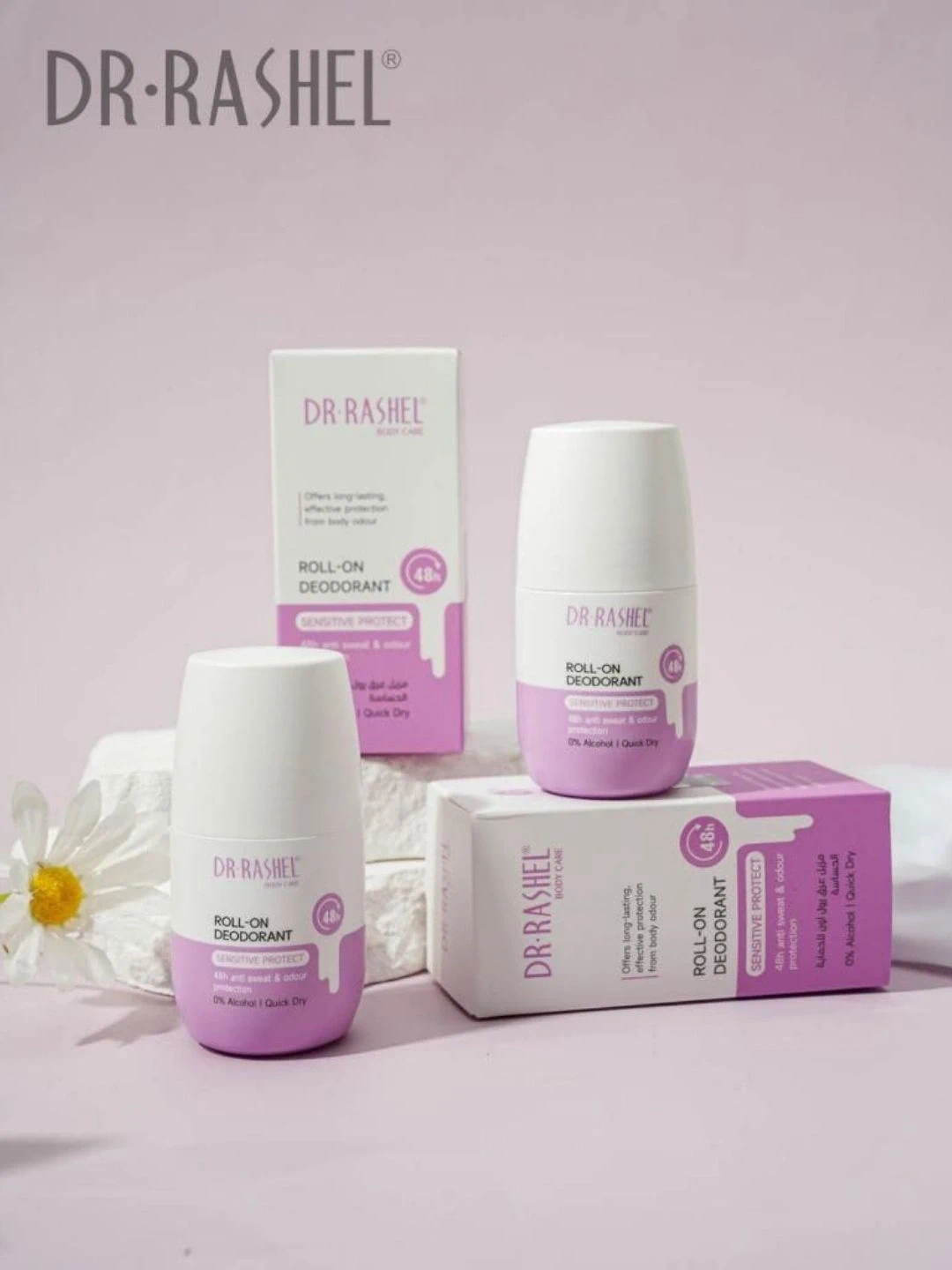 Питательный и защитный дезодорант-ролл Dr. Rashel Sensitive Protect Roll On, 50 мл 