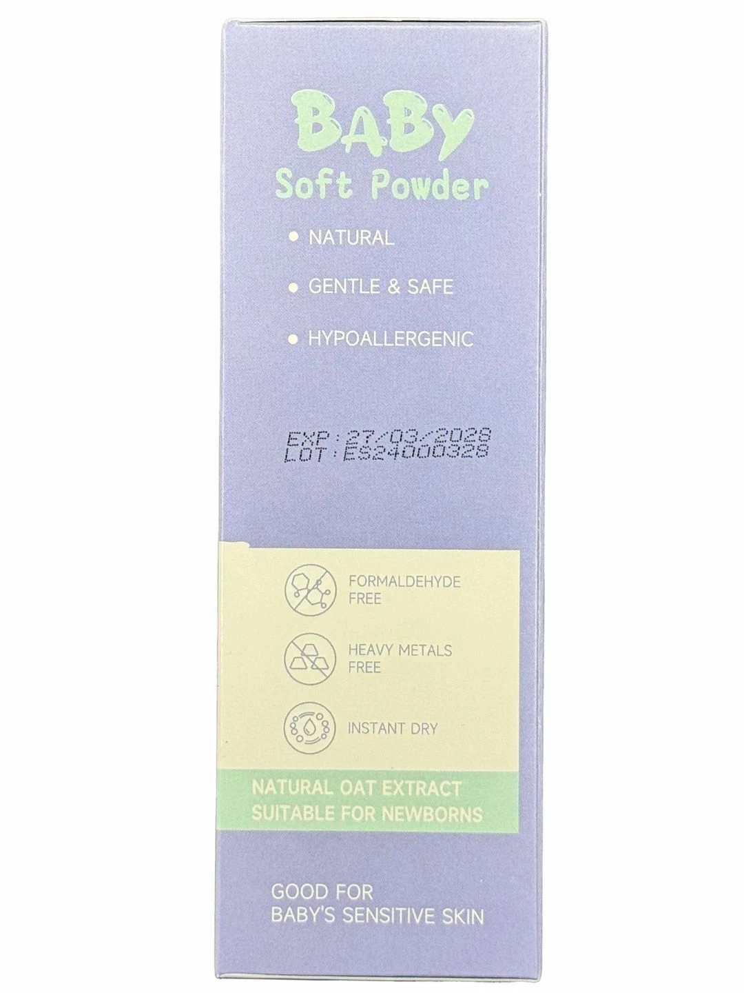  Нежная детская присыпка Estelin Baby Soft Powder, 100 г