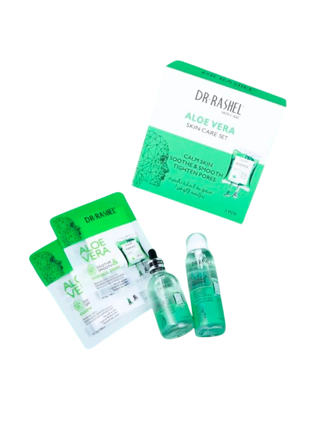 Dr Rashel Aloe Vera Soothing & Moisture Skin Care Set 3 pcs/set 