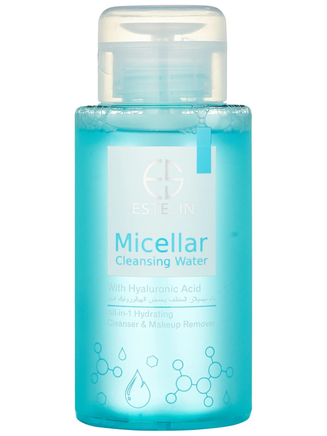  Мицеллярная вода с гиалуроновой кислотой, Estelin Micellar Cleansing Water with Hyaluronic Acid, 300 ml