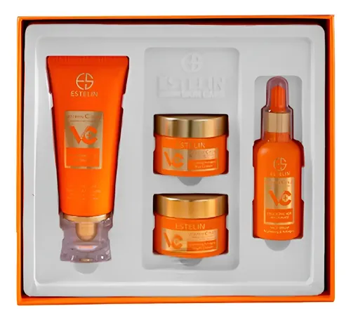 Набор Vitamin C Plus brightening & anti-aging skin care set 4pcs/set