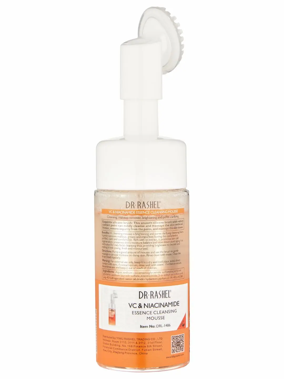 Очищающий мусс для лица с витамином C и ниацинамидом Dr. Rashel VC & Niacinamide Essence Cleansing Mousse, 125 ml