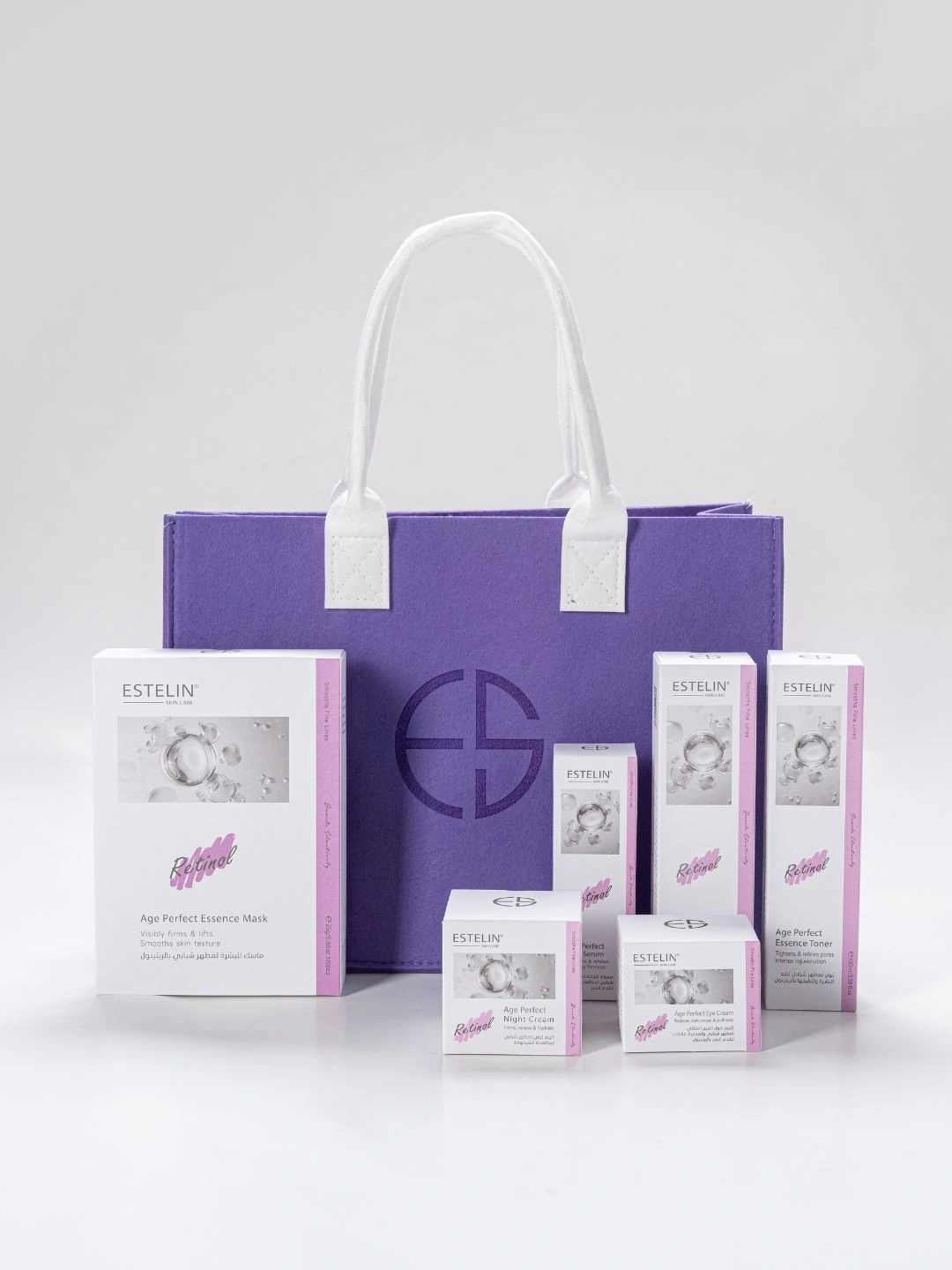Набор для омоложения кожи Estelin Retinol Age Perfect Renew Youth Skin Care Set, 6 шт