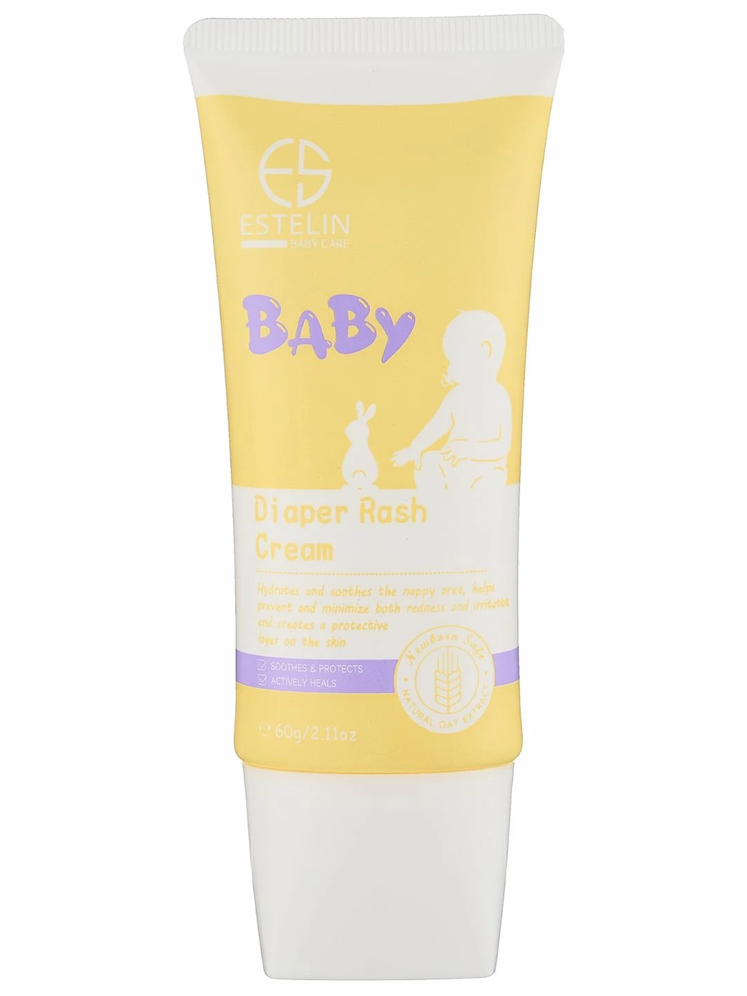 Детский крем под подгузник Estelin Baby Diaper Cream, 60 г