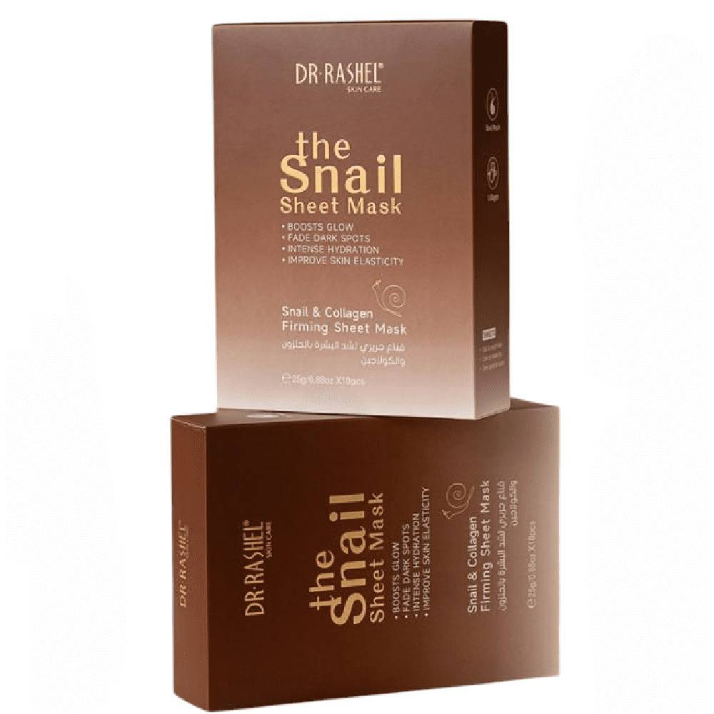 Питательная и укрепляющая тканевая маска для лица Dr. Rashel Snail & Collagen Firming Sheet Mask, 25 г