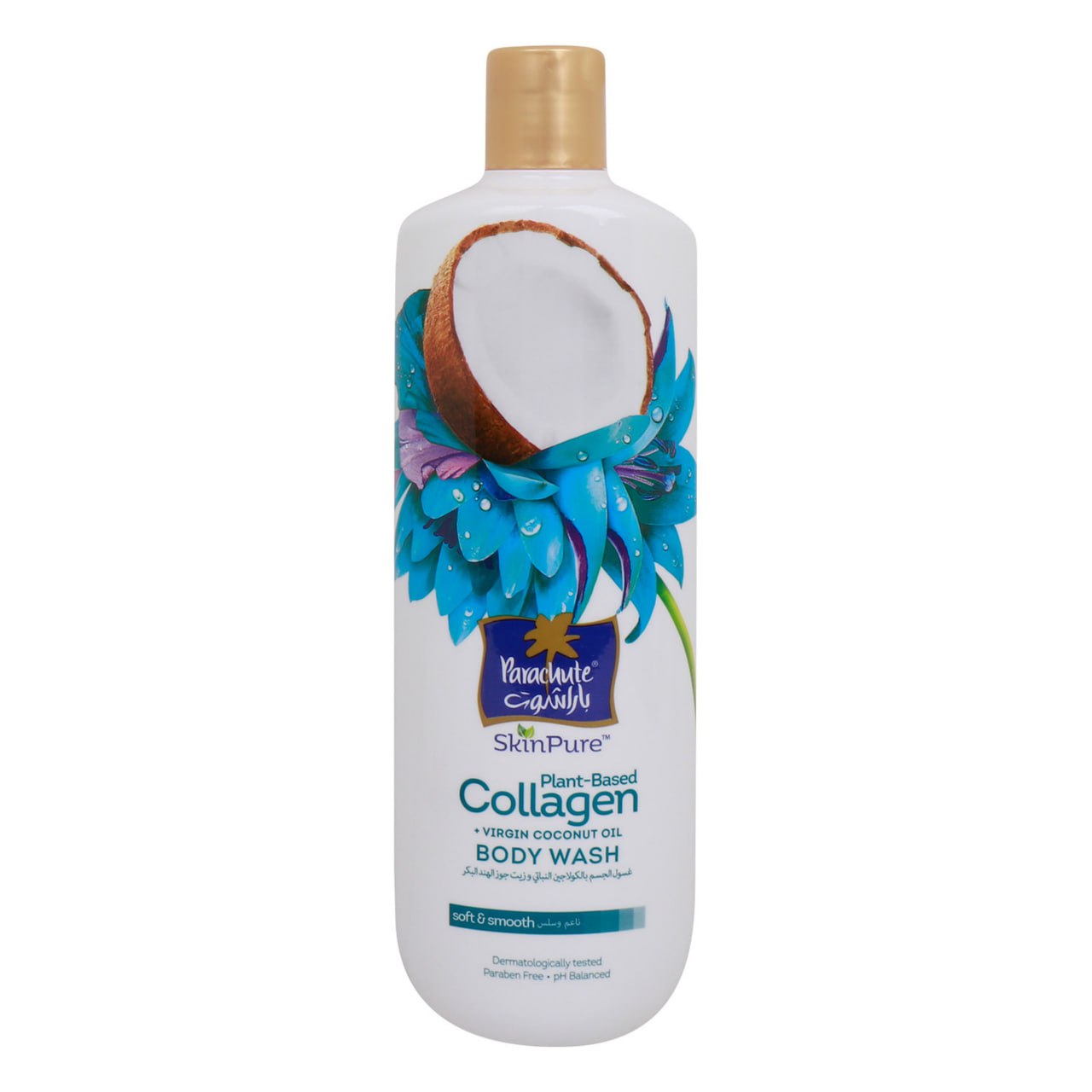 Гель для душа PARA SKINPURE PLANT BASED COLLAGEN & VIRGIN COCONUT OIL BODY WASH 400ML